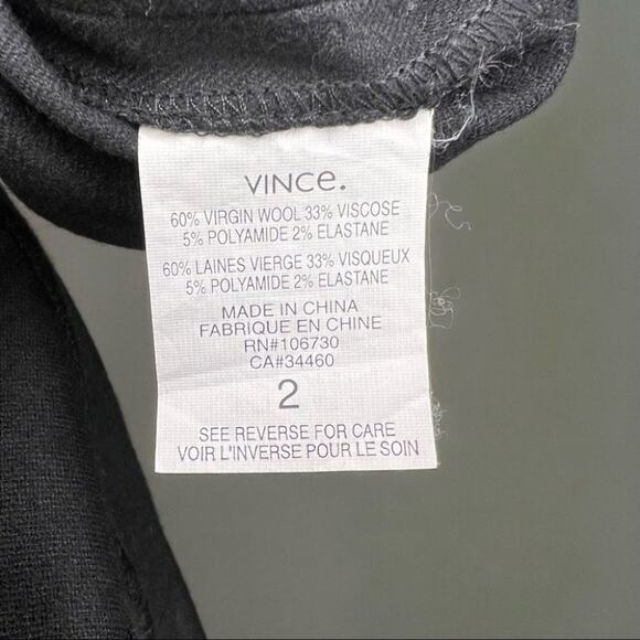 Vince Wool Blend Pencil Skirt Size 2 - Picture 6 of 10